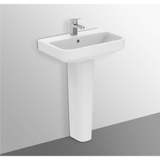 Ideal Standard i.Life S Compact 1 Tap Hole Full Pedestal Basin BUN/T458301/98306