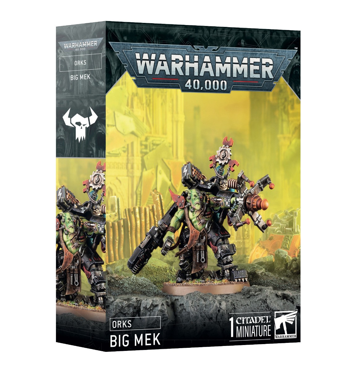 Games Workshop Black Figurine Warhammer 40K - Orks Gros Mek - Image 4