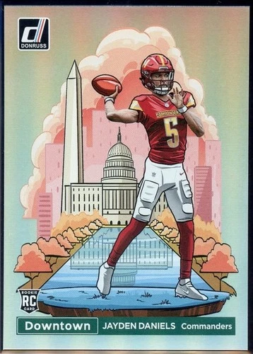 2024 Panini Donruss #16 Jayden Daniels Downtown SSP Case Hit Rookie Card