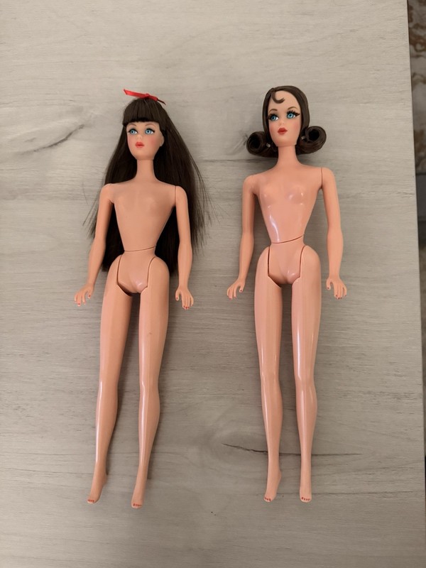 Made For Each Other  And Twist N Turn Repro Smasharoo Nude Barbie Mattel W/ Box