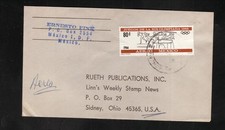 1968 Mexico Summer Olympics Air Mail Cover Linn s Stamp News Pre-Addressed Cover