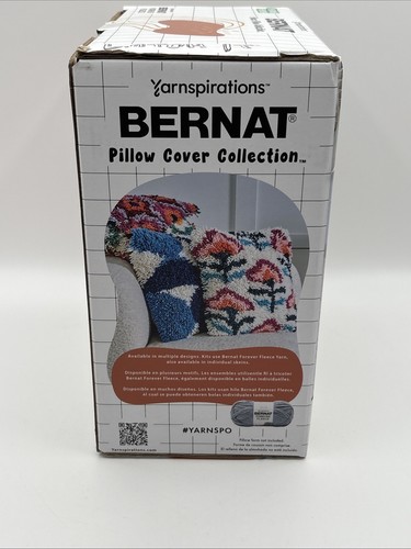 Bernat Latch It Pillow Cover - Daisy Do Margarita Forever Fleece- NEW - Picture 9 of 10