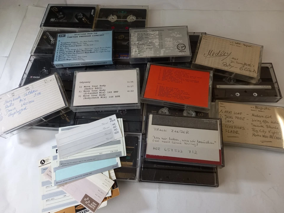 22 x PR MC, Compact Cassetten,BASF,TDK,Maxell,Sony,Denon, Tapes Record Companies - Bild 2 von 3