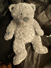 Soft Grey Plush Bear Cuddles Collection 