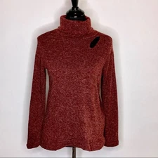 143 Story by Line Up maroon angora blend cut out sweater size Small