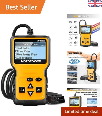 Kompakter OBD II Scanner mit LCD-Display - Motorfehlercodes einfach diagnostizieren