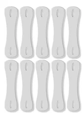 30 Pack GINFH Mens Tie Clip Invisible Tie Stays tie Holder Alternative to Tie