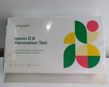 Everlywell Vitamin D &  Inflammation Test Kit Expires 07/23/2028- New Sealed!!