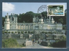 carte 1er jour portraits région France à voir château d'Ussé 37 Rigny-Ussé 2008