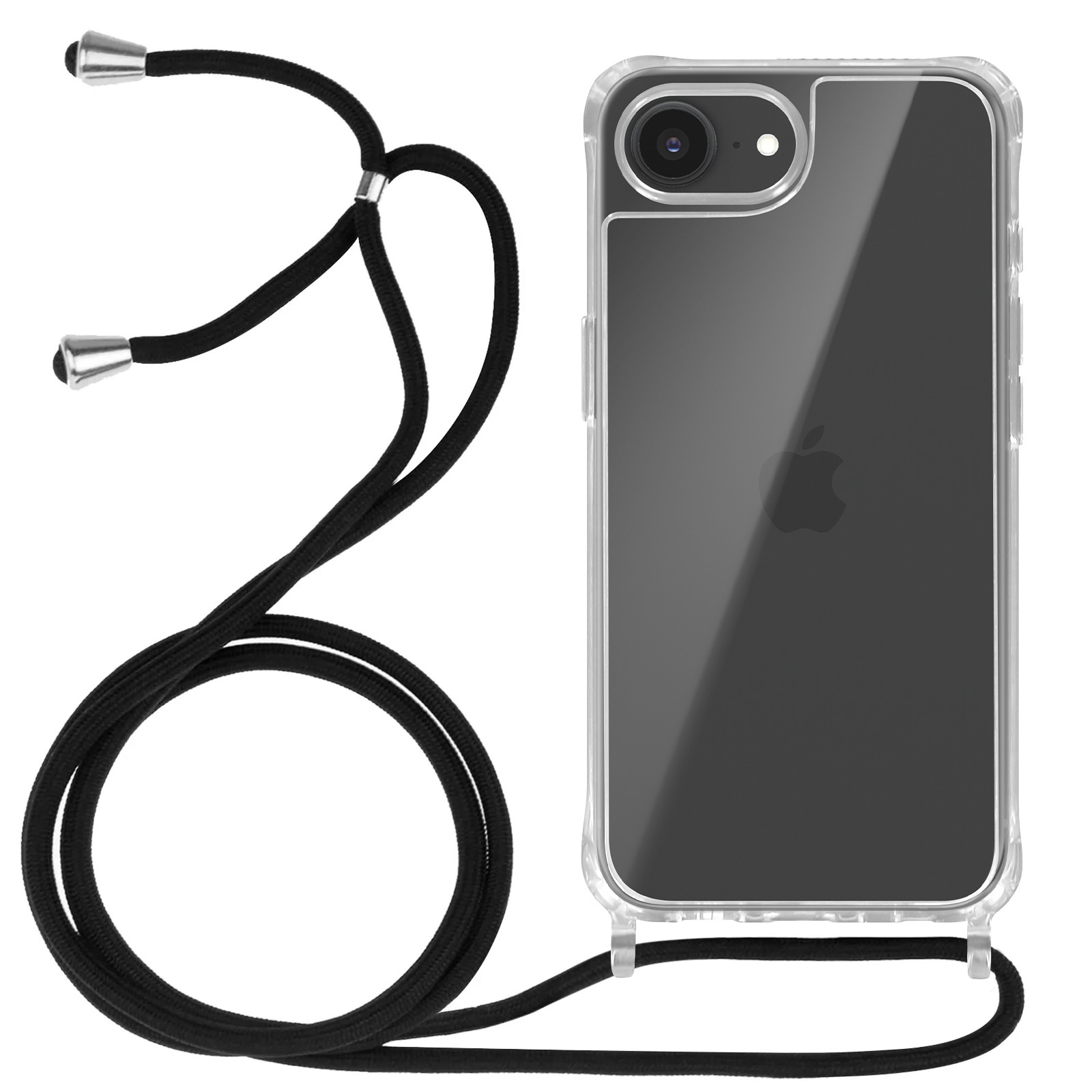 Coque antichoc iPhone 16e en silicone pour éviter les chutes et bris d'écran
