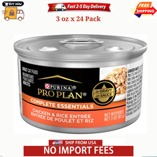 Purina Pro Plan Complete Essentials, Chicken, Wet Cat Food, 3 oz Cans, 24 Pack