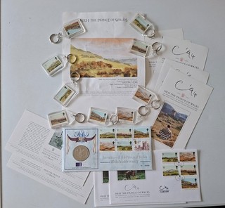 Royal Mint Investiture of the Prince of Wales 25th Anniversary Coin & Stamp Set