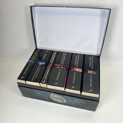 Harry Potter Books 1-7 Box Set UK Adult Edition Bloomsbury Paperback Incomplete