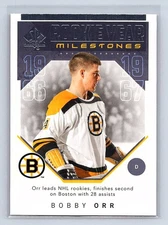Bobby Orr 2018-19 SP Authentic #RYM-BO Rookie Year Milestones