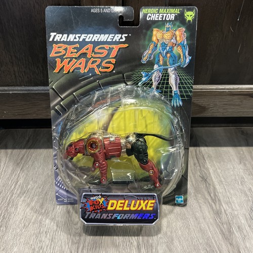 1999 Transformers Beast Wars Transmetals Red Cheetor Factory Sealed Neu