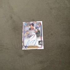 Austin Riley 1St Card Autographed Chrome