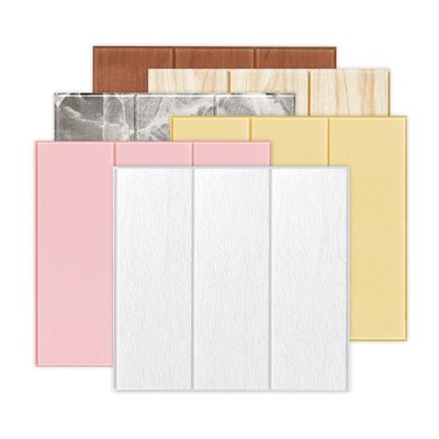 Wall Decal 3D Wall Sticker 3D Bedroom Brick Soft Foam Panels Stone Tile