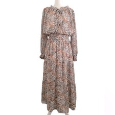 Roolee floral long sleeve prairie dress