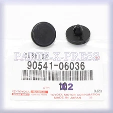 TWO 90541-06036 GENUINE OEM TOYOTA LEXUS SCION CLUTCH PEDAL STOPPER PAD CUSHION