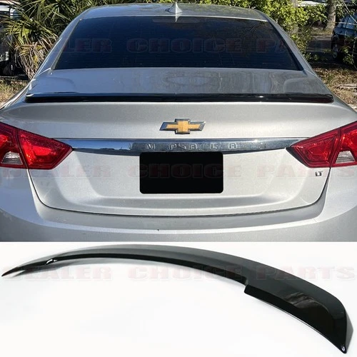 2014-2020 Chevy Impala OE Factory Style Spoiler Rear Trunk Wing Fin GLOSS BLACK