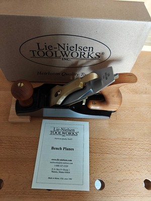 Lie-Nielsen No 4 Iron Smoothing Plane +NEW blade Very good condition Hobel Rabot