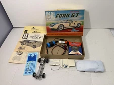 K&B Aurora Ford GT 40 Vintage (White) 1/24 scale slot Race car Cox Toy Model