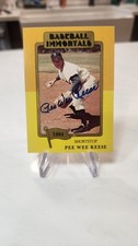 peewee reese Baseball Imortals Autographed