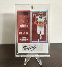 2017 Panini Contenders Optic - Rookie Ticket Autograph Jabrill Peppers #164 /75