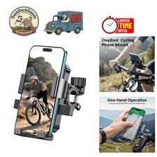 Secure and Stable Bike Phone Holder with Quick-Release for All Terrains