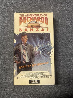 THE ADVENTURES OF BUCKAROO BANZAI (1990) VHS Cult Movie Video Treasures