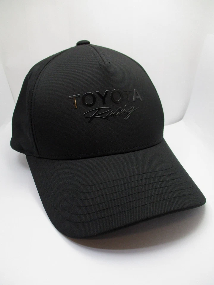 TOYOTA RACING Gorra/Sombrero Ajustable Adulto Auténtico Negro sobre Negro Foto 3 de 4