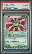 2004 POKEMON EX TEAM MAGMA VS TEAM AQUA #90 CRADILY EX-HOLO PSA 10 on eBay