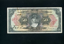 Brazil 50 mil reis 1926 E1A P105 - VF-