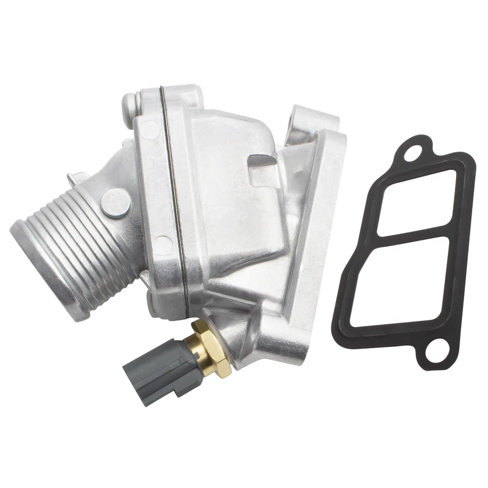 Conjunto de carcasa de termostato de refrigerante de motor compatible con Volvo S60 2003 2004 2005 Foto 4 de 4