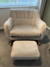 Mamas & Papas Bowdon Nursing Chair and Hilston Footstool