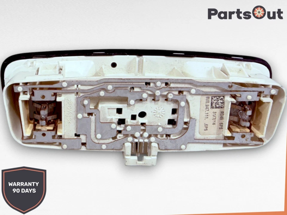 AUDI S3 A3 2017-2020 TECHO TRASERO CÚPULA LUZ LECTURA MAPA LÁMPARA OEM Foto 4 de 4