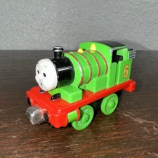 Thomas The Train & Friends - Percy Engine 2002 Take N Play Die Cast Smiling
