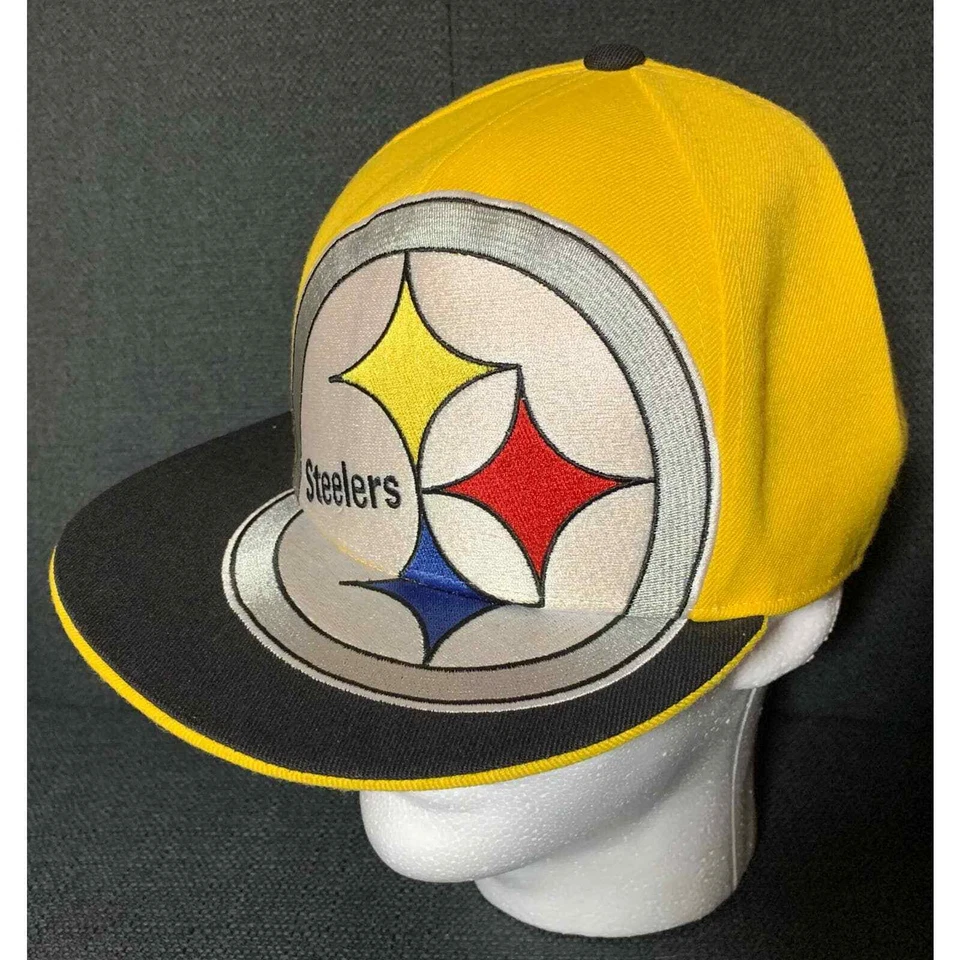 Gorra de béisbol Pittsburgh Steelers NFL talla 7 3/8 Reebok colección vintage usada en excelente estado Foto 3 de 4