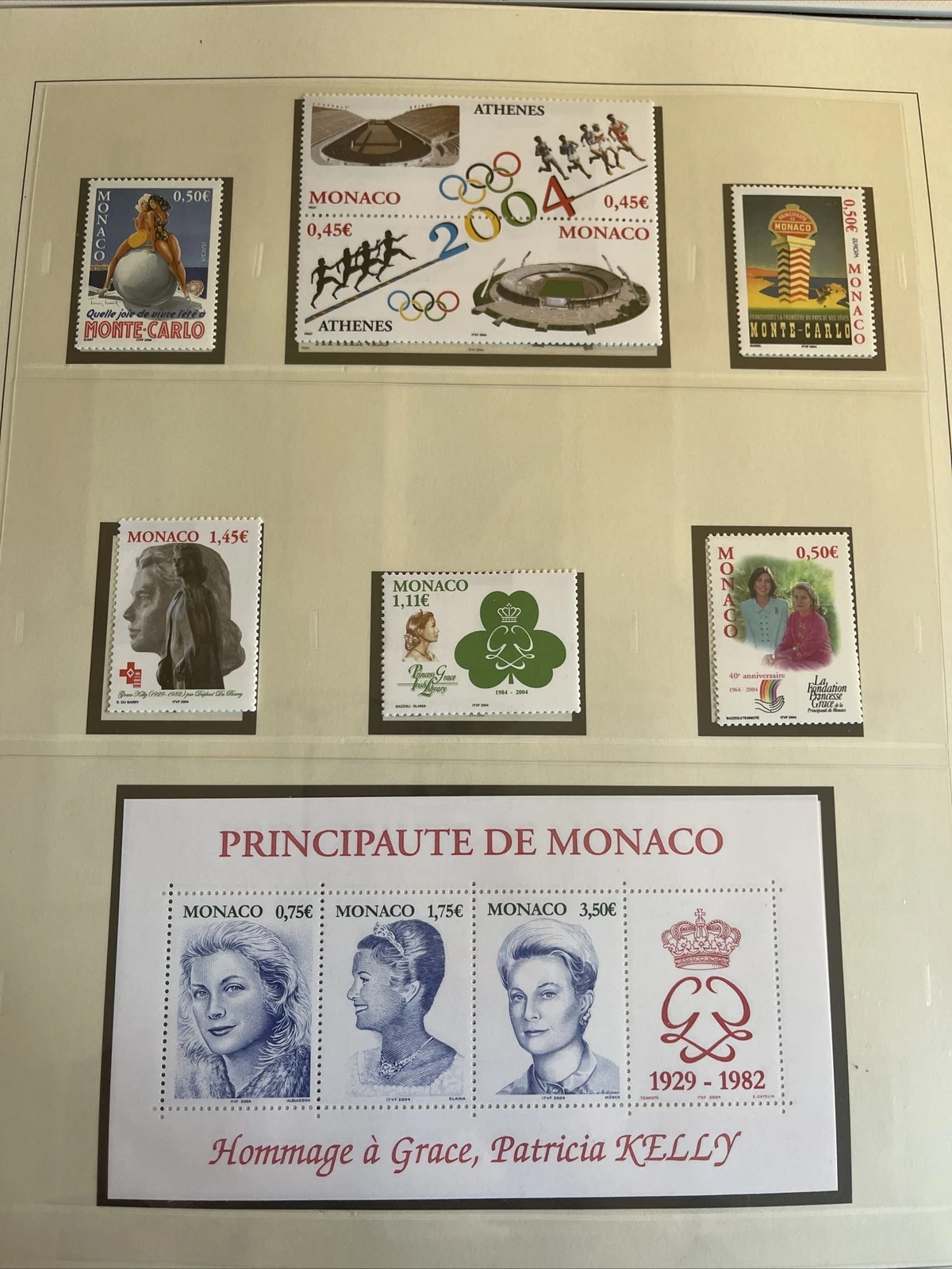 Timbres Monaco Neuf Lindner No.2208 2004 Page 231
