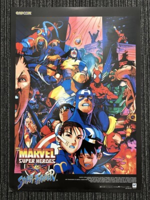 Marvel Super Heroes VS Street Fighter - B2 size Poster - 51.5cm x