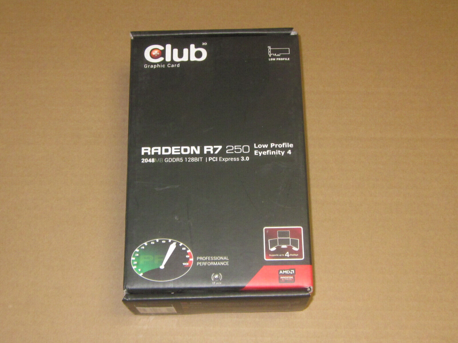 Club 3D Radeon R7 250 2GB GDDR5, 128BIT, 4x miniDP mit Rechnung inkl. 19 MwSt.