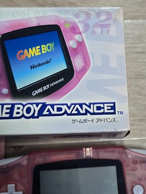GAMEBOYAdvance ミルキーピンク Nintendo Game Boy Advance GBA Milky Pink Handheld Console