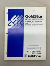 Goldstar GHV-1280Q 1285Q Original Service Manual Free Shipping