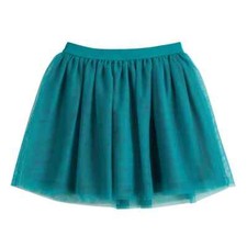Girl's Jumping Beans Teal Double Layer Dance Recital Tutu Size 6
