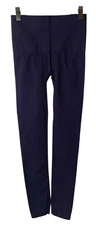 ASSETS BY SPANX Solid Purple High-Rise Waist Full-Length Leggings Size Medium