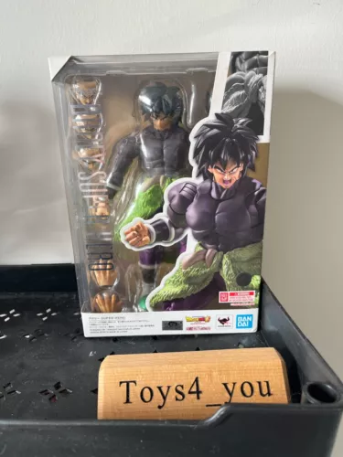Bandai S.H. Figura de acción Figuarts Dragon Ball Base Broly Super Hero juguete SHF ~