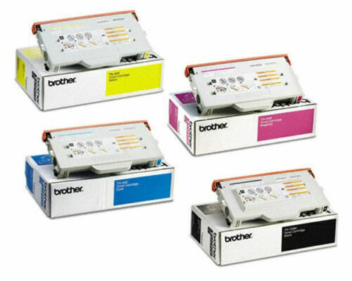 Set of 4 Brother Toner Cartridges TN-04BK TN-04C,TN-04M,TN-04Y - Picture 1 of 1