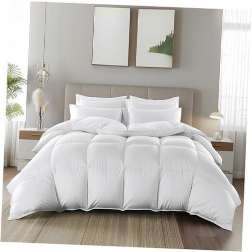 Luxury 1000 Thread Count Pima Cotton Down Alternative Comforter-Year King