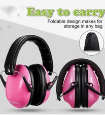 Happy Baby Noise Canceling Ear Muffs Noise Reduction Hearing Protection Pink