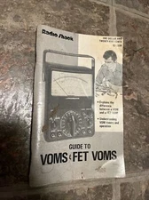 Vintage Radio Shack #62-2039 GUIDE to VOMS & FET Book By Robert Middleton 1979